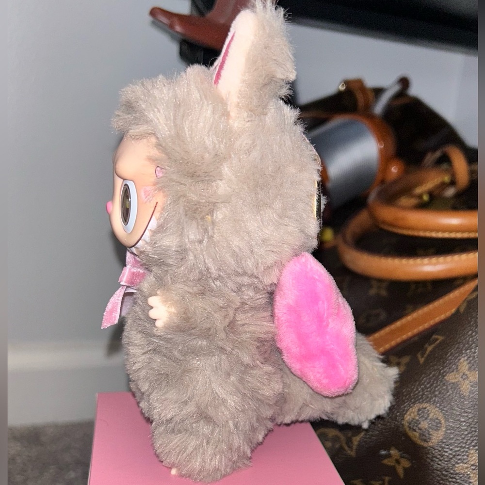 Custom Zimomo Labubu with Pink Bow - Picture 5 of 8